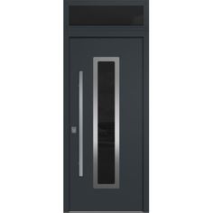 an image of a black door on a white background