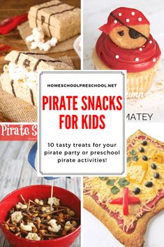 pirate snacks for kids to make and eat