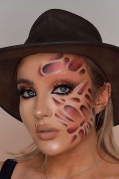 Freddy Krueger Makeup, Simple Halloween Makeup