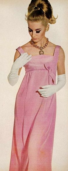 1964 Dress, 60’s Fashion, Vintage Evening Gowns, Fashion Decades