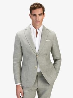 Suits Men, Buy Linen, Linen Collection, Linen Jackets, Blazer Shirt, Linen Suit, Linen Jacket, Knit Blazer, Linen Blazer