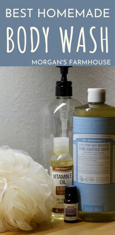 Dr Bronners Body Wash, Homemade Body Wash Recipe, Liquid Body Wash, Baking Soda Shampoo