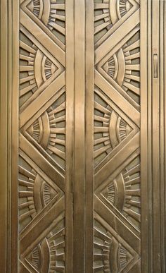 an intricately designed metal door is shown in this image, it looks like the design on