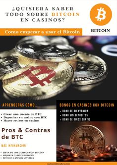 a flyer for a casino event with coins and bitcoin on the front cover