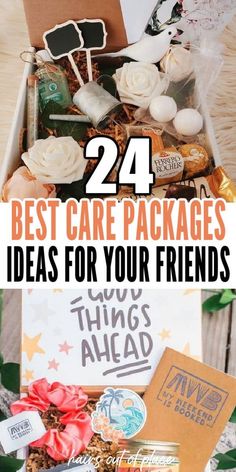 the best care packages for your friends are in this box and they're ready to be