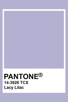 the pantone color is light purple