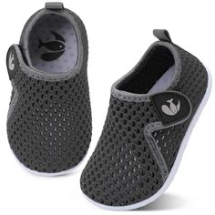 PRICES MAY VARY. LIGHTWEIGHT/BREATHABLE MATERIALS： Our kids water shoes is light and soft, mesh fabric upper provides great ventilation, providing great comfort when walking with it. We are not clunky and heavy as most children's running shoes.Kids will feel like walking on the clouds. COMFORTABLE AND DURABILITY SOLE：These kids athletic shoes for girls and boys are crafted with soft soles and breathable materials.Offers ultra-lightweight support,suit for kids swim,beach,walking,play tennis or an Baby First Walking Shoes, Water Shoes For Kids, Beach Walking, Baby Walking Shoes, Beach Swimming Pool, Water Shoes Women, Toddler Slippers, Kids Swim