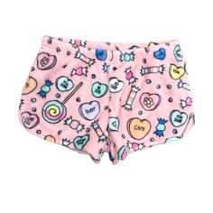 Julie & Judah Candy Heart Fleece Shorts Pjs Shorts, Impulse Buying, Cute Pjs, Girly Girl Outfits, Cute Pajama Sets, Pj Shorts, Future Clothes, Cute Birthday Gift, Makeup Clothes