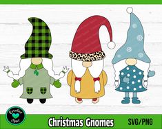 christmas gnomes svg file