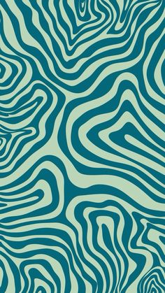 a green and blue background with wavy lines