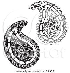 an ornate black and white paisley design on a white background posters, art prints & canvas