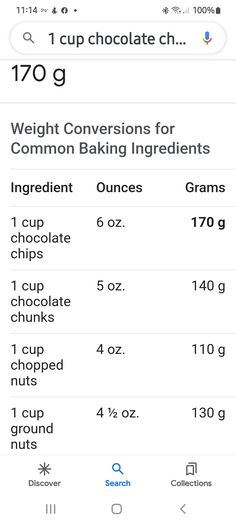 the calculator app shows how to use it for baking and other things that are not