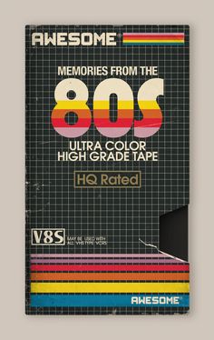 an advertisement for the 80's high - grade tape is shown in this image