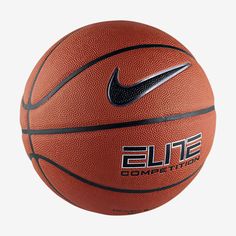 a basketball with the nike logo on it