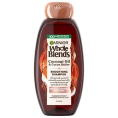 Whole Blends Shampoo, Control Frizzy Hair, Garnier Whole Blends, Whole Blends, Tropical Fragrance, Coconut Oil Skin Care, Butter Extract, Shampoo And Conditioner Set, Coconut Oil For Skin