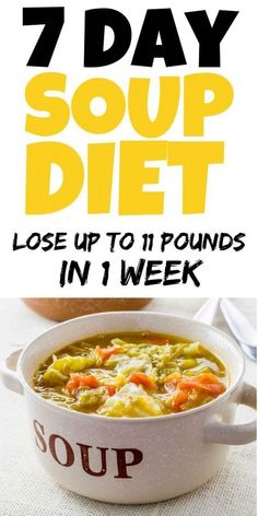 Delicious cabbage soup recipe for the wonder soup diet plan. Full of vegetable and proven to help you lose weight 7 Day Soup Diet, 500 Calorie, Best Diet Plan, Low Fat Diets, Diet Vegetarian, The Soup, Nutrition Education