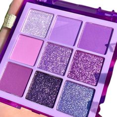 Purple Makeup Palette, Veronika Core, Green Eyeshadow Palette, Purple Eyeshadow Palette, Glitter Pigment Eyeshadow, Pastel Things, Pastel Eyeshadow Palette, Colorful Eyeshadow Palette, Work Bestie