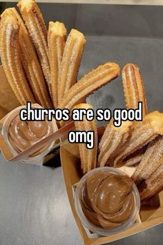 churros are so good omg