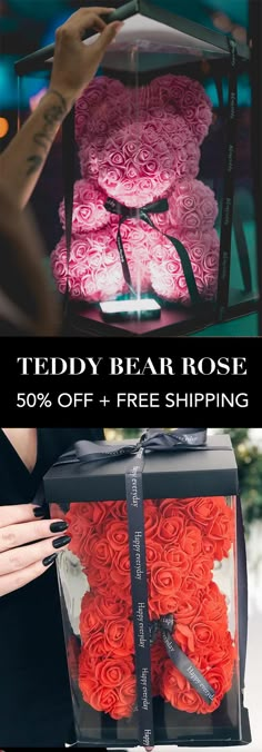 the teddy bear rose 50 % off + free shipping is on sale for only $ 3 99