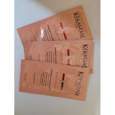 Kerastase Fondant Fluiedaliste Trio 15 Ml Packet Set of 3 Mens Shampoo, Baking Ingredients, Fondant, Conditioner