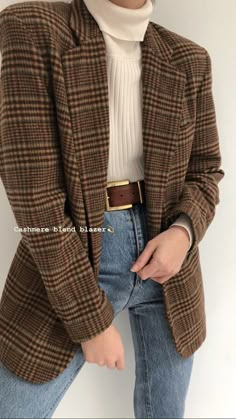 Minimalisticky Chic, Mode Inspo, Plaid Blazer, 가을 패션, Outfit Inspo Fall, Business Casual Outfits, Mode Inspiration, Business Outfits