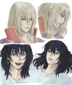 Howl's Moving Castle Howl, Kawaii Logo, Studio Ghibli Fanart, Howl And Sophie