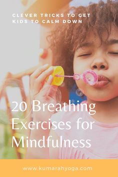 A goldmine of resources for parents, teachers, and caregivers! Uncover 20 unique, effective, and fun breathing exercises for kids. This pin includes 'Belly Breathing', 'Blow out the Candles', 'Snake Breath', 'Bubble Breathing' and many more. Each designed to enhance your child's awareness and control of their breath, helping them calmly navigate through life's ups and downs. Calm Breathing, Breathing Exercises For Kids, Exercises For Kids, Kids Mindfulness, Practice Mindfulness