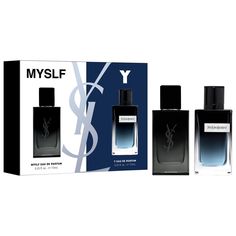 Set Description: Discover your next signature cologne with this Yves Saint Laurent duo: MYSLF and Y Eau de Parfum in deluxe trial sizes. MYSLF unfolds with fresh, woody accords blended with orange blossom, while Y combines woody notes with sage and geranium.This Set Contains:- 0.25 oz/ 7.5 mL MYSLF Eau de Parfum- 0.25 oz/ 7.5 mL Y Eau de Parfum One Colour, Yves Saint Laurent, Yves Saint Laurent Men, Fragrance Cologne, Woody Notes, Fragrance Gift Set, Orange Blossom, One Color, Sephora