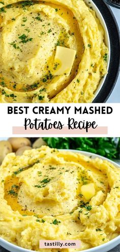 Creamy Garlic Mashed Potatoes! With butter, milk, heavy cream, garlic, and onion, these mashed potatoes are perfectly smooth and flavorful. A holiday favorite!
#MashedPotatoes #HolidaySides #ComfortFood Best Creamy Mashed Potatoes, Best Garlic Mashed Potatoes, The Best Mashed Potatoes, Creamy Garlic Mashed Potatoes, Creamy Mashed Potatoes Recipe, Garlic Mashed Potatoes Recipe, Buttery Mashed Potatoes, Roasted Garlic Mashed Potatoes, Perfect Mashed Potatoes