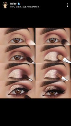 Evening Eye Makeup, Wedding Eye Makeup, Smokey Eye Makeup Tutorial, Makeup Tutorial Eyeshadow, Smink Inspiration