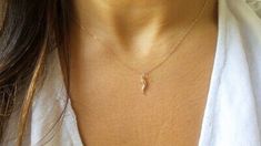 Top Rated ITALIAN HORN NECKLACE 14K SOLID ROSE GOLD SMALL HORN, Fashion Jewelry Italian Horn Necklace, Italian Horn, Horn Necklace, I Stand, Necklace Size, Fashion Jewelry Necklaces, Locket Necklace, Handmade Pendants, Gold Style