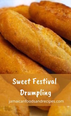 sweet festival dumpling recipe with text overlay