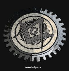 the logo for lodge is shown on a black background