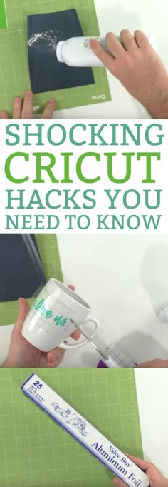 the instructions for how to use a cricut hacks you need to know