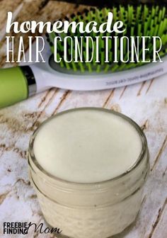 Homemade Hair Conditioner, Natural Hair Recipes, Homemade Conditioner, Săpunuri Handmade, Dry And Damaged Hair, Homemade Hair, Homemade Hair Products