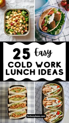 25 easy cold work lunch ideas