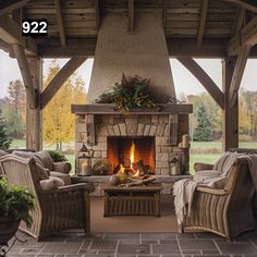 Please do not purchase a Mantel without first filling out the Quote Form and receiving a quote from us. Quote Form: https://form.jotform.com/240524957086059 Elevate your outdoor living space with our Reclaimed Wood Beam Fireplace Mantels for Outdoors, crafted with the same exquisite attention to detail as our indoor mantels but specially treated for outdoor use. Made from high-quality reclaimed pine wood beams, each mantel exudes rustic charm and timeless elegance, bringing warmth and character Outdoor Patio Corner Fireplace, Front Porch With Fireplace, Temp Cast Fireplace, Outdoor Living Room With Fireplace, Outdoor Mantle Ideas, Outdoor Covered Porch With Fireplace, Outdoor Deck Fireplace, Outdoor Fireplace Porch, Outdoor Fireplace On Patio