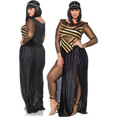 Women's Nile Queen Costume Plus Sizes 1x/2x, 3x/4x Halloween Cosplay Roleplay Includes: A Gold Shimmer Cat Suit Striped Cut Out Dress With Jewel Collar Draped Head Piece -85512 Accessories Not Included Cleopatra Halloween Costume, Cleopatra Halloween, Cat Suit, Jeweled Collar, Queen Costume, Cut Out Dress, Head Piece, Out Dress, Gold Shimmer