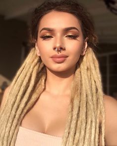 Blonde Dreadlocks, Dreadlock Extensions, Dreadlock Hairstyles, Long Blonde