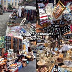 there are many items on display at this flea market and what do you think?