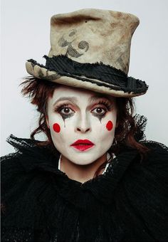 Circus Makeup, Old Circus, Pierrot Clown, Circus Aesthetic, Dark Circus, Martin Parr, Send In The Clowns, Helena Bonham, Clown Faces