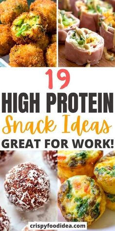 high protein snack ideas that are great for work