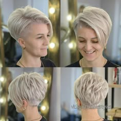 Модные стрижки и прически 2020 фото | VK Short Hair Images, Edgy Short Hair, Short Choppy Hair, Short Hair Over 60, Short Hair Color