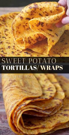 gluten free sweet potato tortillas Sweet Potato Tortillas, Healthy Tortillas, Healthy Tortilla, Gluten Free Sweet Potato, Gluten Free Wraps, Cucumber Diet, Vegan Wraps, Tacos Burritos