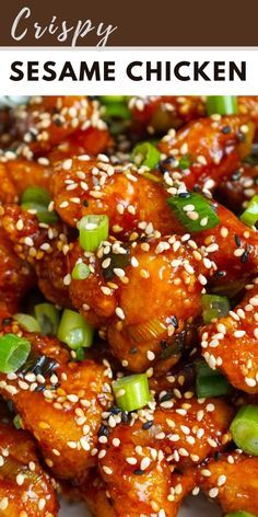 #foodie, #recipes, #cooking, #food inspiration ,#delecious ,#food ,#recipes ,#summerrecipes ,#winterrecipes ,#partyideas Sesame Seed Chicken, Crispy Sesame Chicken, Crispy Chicken Recipes, Honey Sesame Chicken, Sesame Chicken Recipe, Mapo Tofu