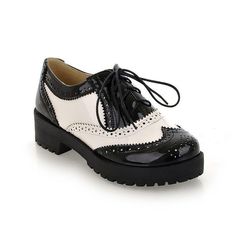 Vintage Hot Womens Wing Tip Lace Up Fashion Punk New Casual Pump Shoes Size 4-11 Condition: 100% Brand New  Color:see the photo Heel :4  cm US4.5=UK2.5=EUR35 US5.5=UK3=EUR36 US6=UK4=EUR37 US7=UK5=EUR38 US8=UK6=EUR39 US9=UK7=EUR40 US9.5=UK7.5=EUR41 US10=UK8=EUR42 US10.5=UK8.5=EUR43 US11=UK9=EUR44 US11.5=UK9.5=EUR45 Women Brogues, Creepers Shoes, Casual Pumps, Preppy Shoes, Leather Oxford Shoes, Brogue Shoes, Low Heel Shoes, Preppy Casual, Women Oxford Shoes