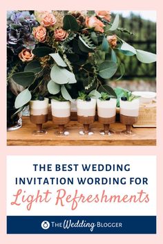 The Best Invitation Wording for Light Refreshments Reception Appetizers, Light Refreshments, Wedding Appetizers, Wedding Reception Invitations, Reception Invitations, Light Snacks, Fun Wedding Invitations, Invitation Wording, Wedding Invitation Wording