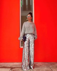 Dressy Boho, Silver Pants, Fest Outfits, Pastel Outfit, New Years Outfit, Holiday Party Dresses, Looks Street Style, Fashion Weeks, Looks Chic