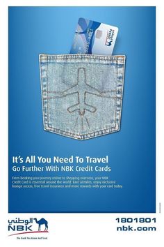 an advertisement for the new n k credit card store, it's all you need for reward