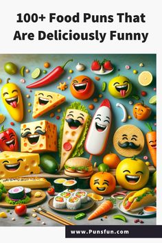 100+ Food Puns That Are Deliciously Funny Funny Food Puns, Sweet Sayings, Laughing Out Loud, Food Puns, Funny Food, Sweet Quotes, Food Humor, Out Loud